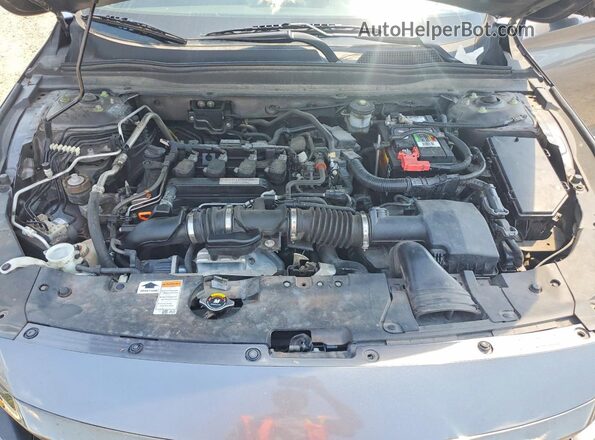 1HGCV1F3XJA056272 2018 HONDA ACCORD Серый Вид подкапотного пространства