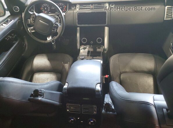 SALGS2SV4JA388738 2018 LAND ROVER RANGE Silver Instrument cluster view