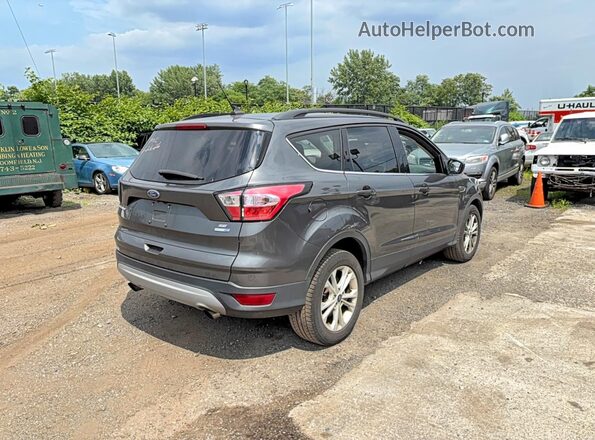 1FMCU9GD9JUD12743 2018 FORD ESCAPE Gray Widok z przodu