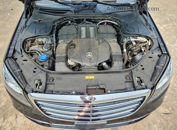 WDDUG6EB4KA459223 2019 MERCEDES-BENZ S-CLASS Black ძრავის განყოფილების ხედი