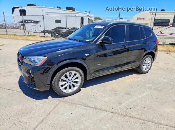 5UXWZ7C30H0V89219 2017 BMW X3 Black Tył lewy