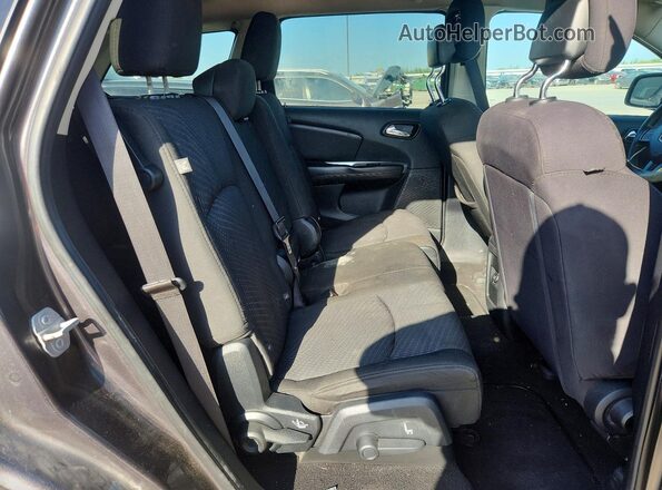 3C4PDDBG9GT142624 2016 DODGE JOURNEY Black Widok wnętrza z tyłu
