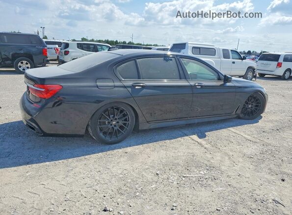 WBA7F2C50JG424686 2018 BMW 7 SERIES Black წინა მარჯვენა