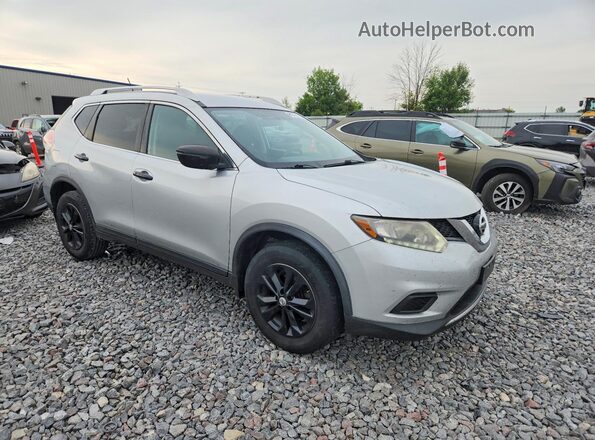 KNMAT2MV8GP650497 2016 NISSAN ROGUE Серебряный Вид спереди