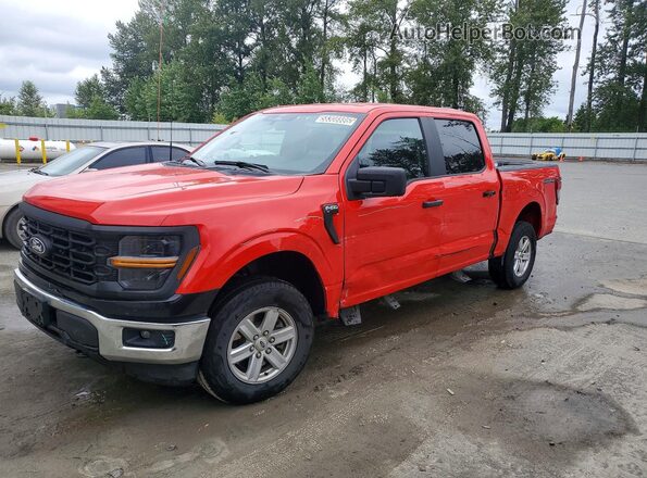 1FTEW1LP9RKD20681 2024 FORD F150 Red Հետևի ձախ