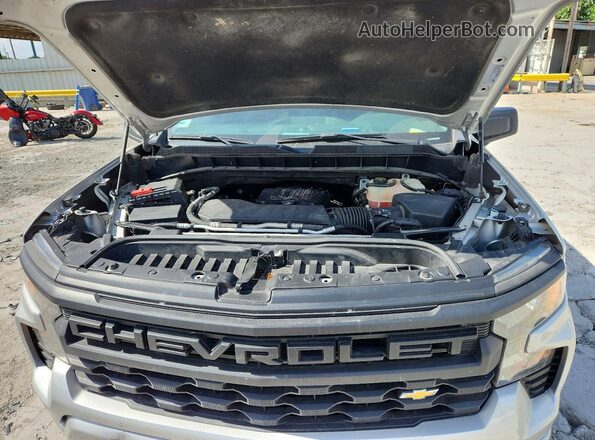 3GCPABEK4NG608527 2022 CHEVROLET SILVERADO Silver ძრავის განყოფილების ხედი