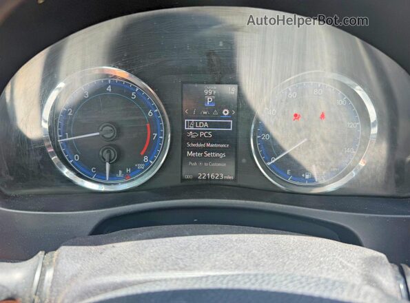 5YFBURHE0HP631432 2017 TOYOTA COROLLA Gray Vista del cuadro de instrumentos