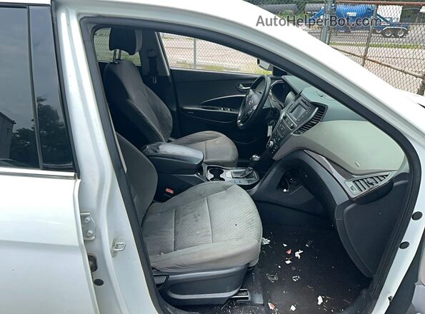 5NMZT3LB8JH073289 2018 HYUNDAI SANTA FE Белый Вид сзади