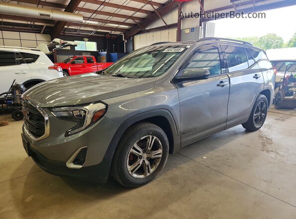 3GKALTEV3JL415128 2018 GMC TERRAIN Gray Задня ліва чверть