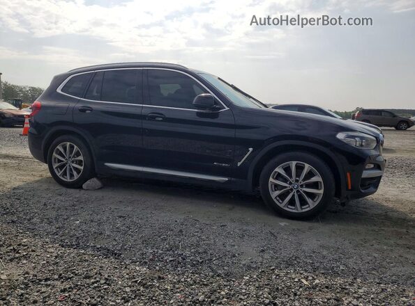 5UXTR9C55JLD63376 2018 BMW X3 Black Vista frontal