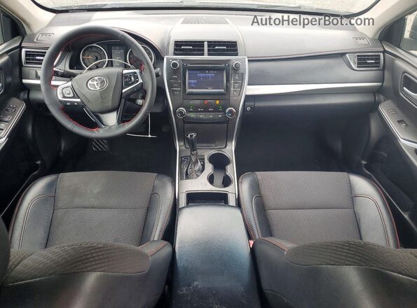 4T1BF1FK0HU408228 2017 TOYOTA CAMRY Charcoal Widok zestawu wskaźników