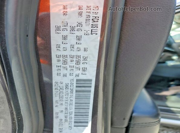 1C4RDJAG2JC283143 2018 DODGE DURANGO Gray Панорамний вид салону 360°