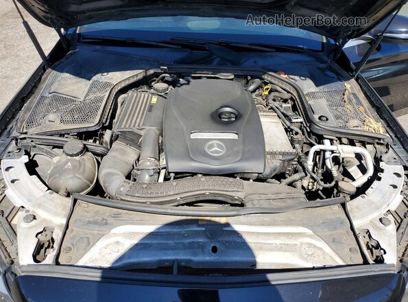 55SWF4JB2GU173271 2016 MERCEDES-BENZ C Черный Вид подкапотного пространства