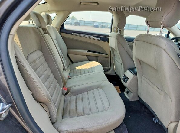 3FA6P0T96KR179668 2019 FORD FUSION Gray Rear interior view