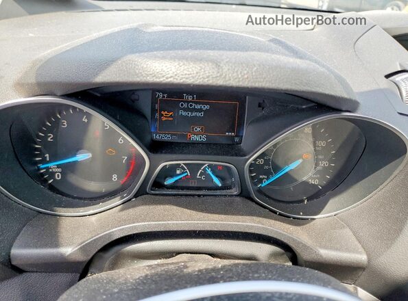 1FMCU0F78KUB49494 2019 FORD ESCAPE Blue Rear seats view
