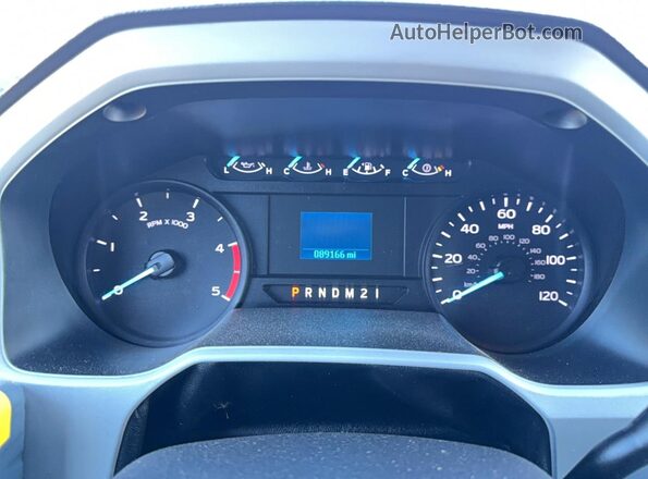 1FDNF6DE3NDF08598 2022 FORD F650 White Vista del cuadro de instrumentos