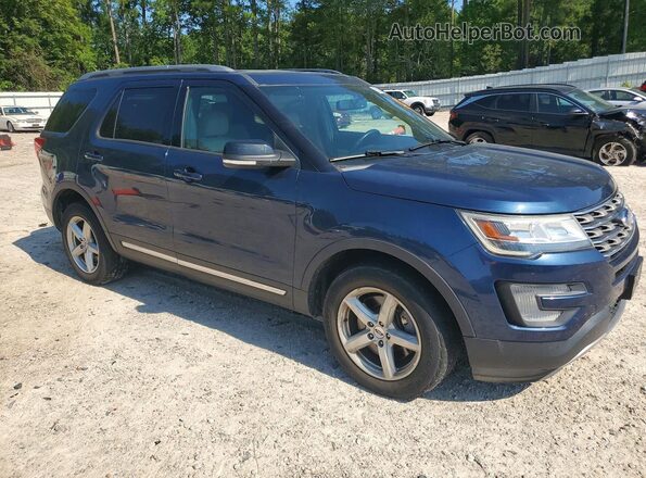 1FM5K8D80HGC60198 2017 FORD EXPLORER Blue Դիմացի տեսք