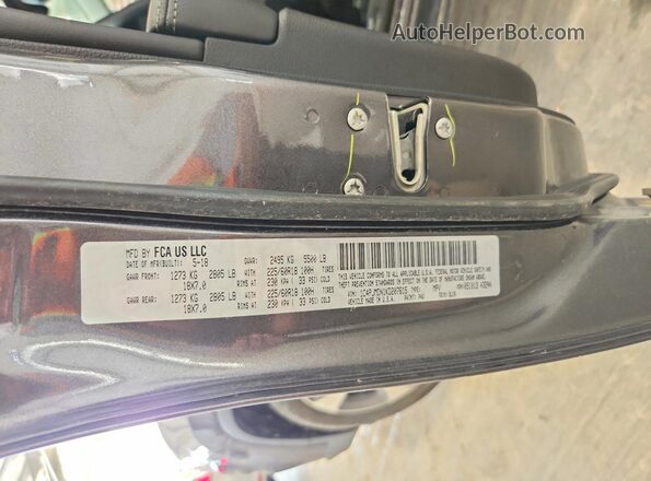 1C4PJMDN1KD207615 2019 JEEP CHEROKEE Серый Панорамный вид салона 360°