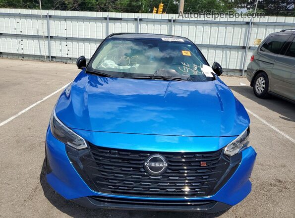 3N1AB8DV8SY334159 2025 NISSAN SENTRA Blue Հետևի տեսք