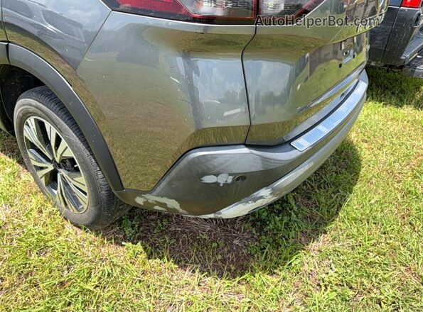 5N1BT3BA7NC728696 2022 NISSAN ROGUE Gray Engine compartment view