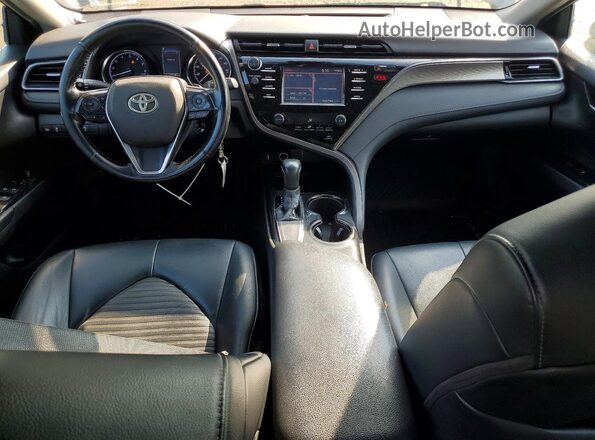 4T1B11HK4KU722774 2019 TOYOTA CAMRY Blue ხელსაწყოთა პანელის ხედი