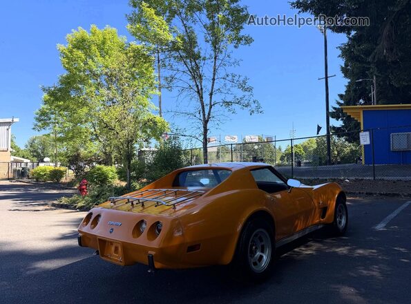 1Z37L7S410519 1977 CHEVROLET CORVETTE Оранжевый Вид спереди