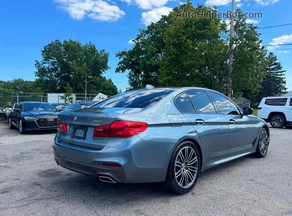 WBAJE7C50JG891256 2018 BMW 5 SERIES Charcoal Vista frontal