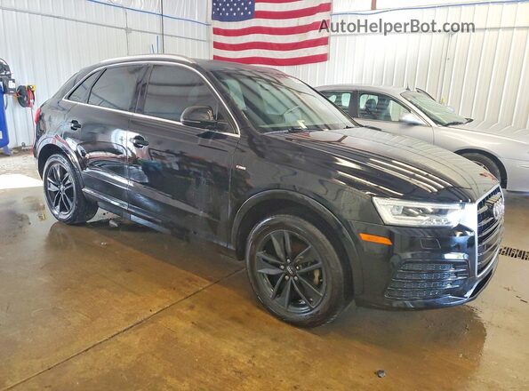 WA1JCCFS3JR020613 2018 AUDI Q3 Black Widok z przodu