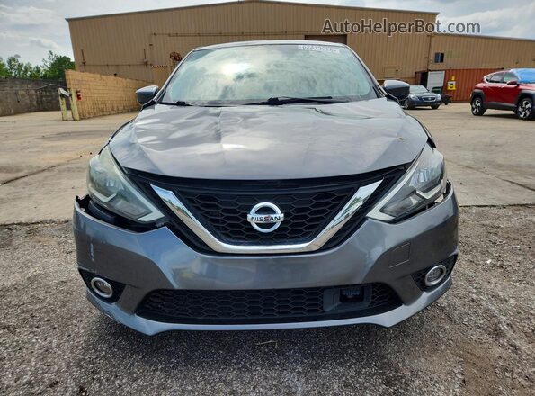 3N1AB7AP7KY372210 2019 NISSAN SENTRA Gray Rear view