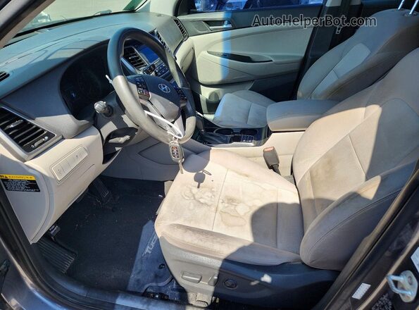 KM8J33A22GU199158 2016 HYUNDAI TUCSON Gray Առջևի վահանակի տեսք