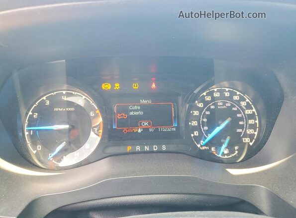 1FTER4EH1KLA86695 2019 FORD RANGER Blue ხელსაწყოთა პანელის ხედი