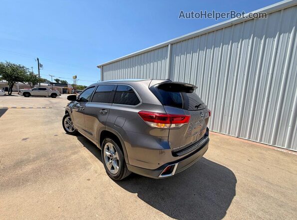 5TDYZRFH0HS188103 2017 TOYOTA HIGHLANDER Gray წინა მარჯვენა
