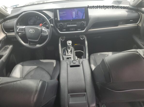 5TDAAAB59RS010004 2024 TOYOTA GRAND HIGHLANDER White Vista del cuadro de instrumentos