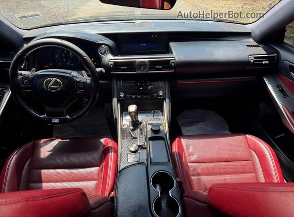 JTHBA1D20J5070091 2018 LEXUS IS Black Rear seats view