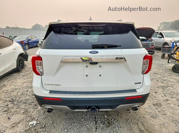 1FM5K8FW1PNA06778 2023 FORD EXPLORER White Вид салону спереду