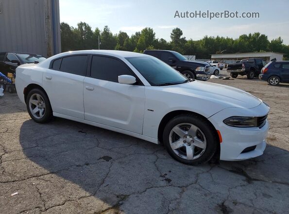2C3CDXAG8JH239299 2018 DODGE CHARGER White Widok z przodu