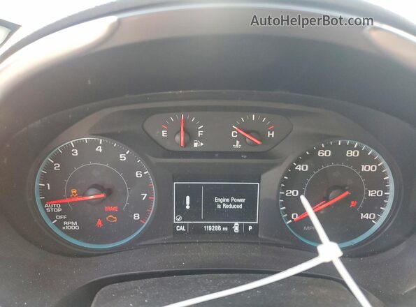 1G1ZB5ST3KF204600 2019 CHEVROLET MALIBU White Widok zestawu wskaźników