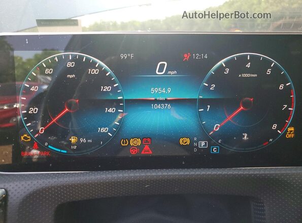 W1K3G4FB0LJ237911 2020 MERCEDES-BENZ A Blue Rear seats view