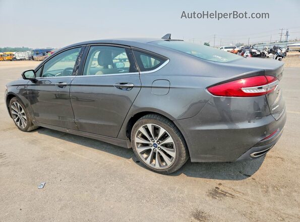 3FA6P0T96KR179668 2019 FORD FUSION Gray Rear right
