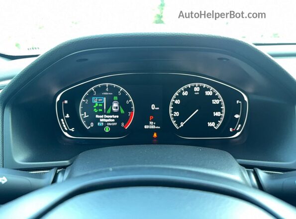 1HGCV2F30NA014835 2022 HONDA ACCORD Blue Widok zestawu wskaźników