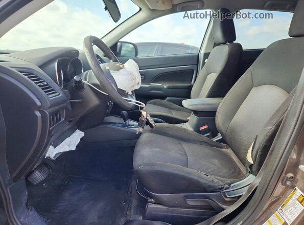 JA4AP3AU4JZ031004 2018 MITSUBISHI OUTLANDER Gray Առջևի վահանակի տեսք