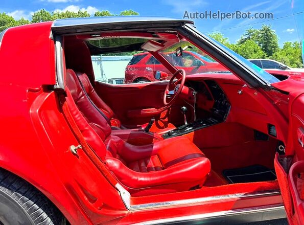 1Z87495422058 1979 CHEVROLET CORVETTE Red ხელსაწყოთა პანელის ხედი