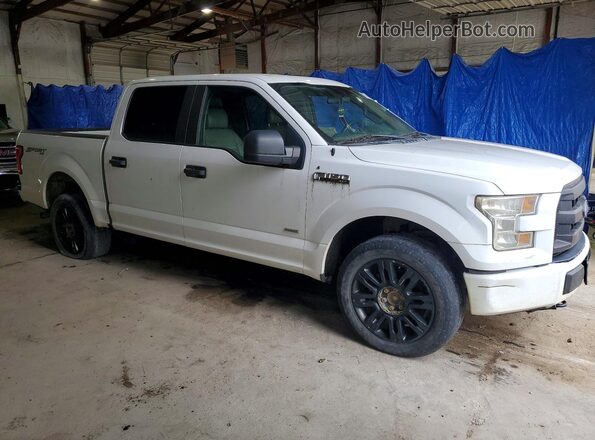 1FTEW1EG4GFB04045 2016 FORD F150 White Widok z przodu