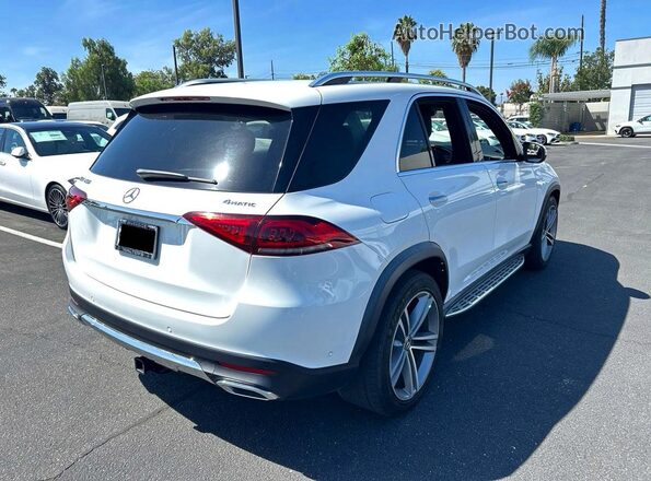 4JGFB5KB7NA705889 2022 MERCEDES-BENZ GLE White Przód prawy