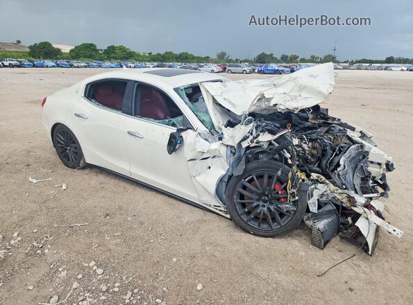 ZAM57RTL1H1224147 2017 MASERATI GHIBLI Белый Вид спереди