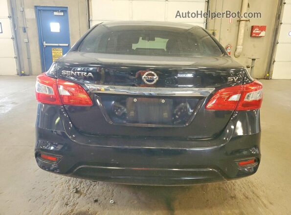 3N1AB7APXJY340205 2018 NISSAN SENTRA Black Front interior view