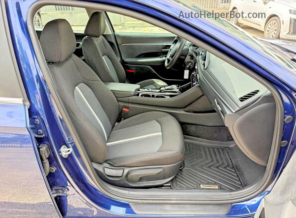 5NPEG4JA4MH074658 2021 HYUNDAI SONATA Black წინა პანელის ხედი