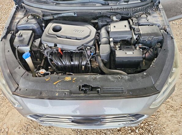 5NPE24AF8KH750200 2019 HYUNDAI SONATA Серый Вид подкапотного пространства
