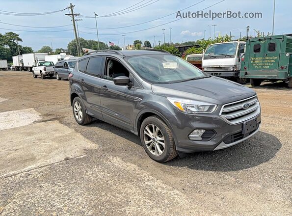1FMCU9GD9JUD12743 2018 FORD ESCAPE Gray Tył lewy