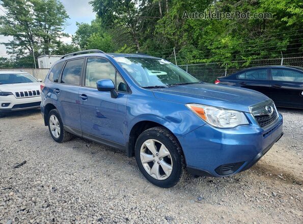 JF2SJADC8GH400322 2016 SUBARU FORESTER Blue Դիմացի տեսք